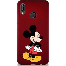 Printify Huawei P20 Lite Soft Premier Kapak Mickey Mouse-D Tasarımlı Silikon Cep Telefonu Kılıfı