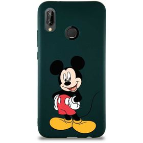 Printify Huawei P20 Lite Soft Premier Kapak Mickey Mouse-E Tasarımlı Silikon Cep Telefonu Kılıfı