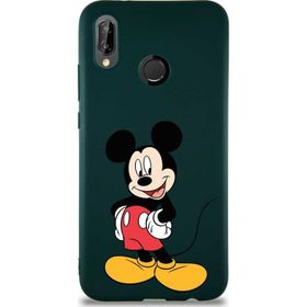 Printify Huawei P20 Lite Soft Premier Kapak Mickey Mouse-E Tasarımlı Silikon Cep Telefonu Kılıfı