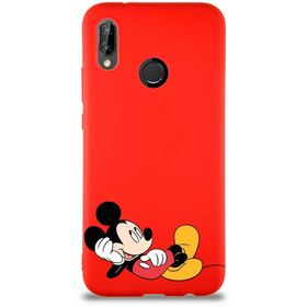 Printify Huawei P20 Lite Soft Premier Kapak Mickey Mouse-F Tasarımlı Silikon Cep Telefonu Kılıfı