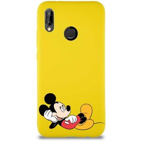 Printify Huawei P20 Lite Soft Premier Kapak Mickey Mouse-F Tasarımlı Silikon Cep Telefonu Kılıfı