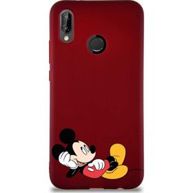 Printify Huawei P20 Lite Soft Premier Kapak Mickey Mouse-F Tasarımlı Silikon Cep Telefonu Kılıfı