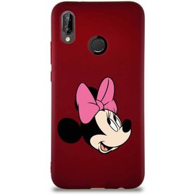 Printify Huawei P20 Lite Soft Premier Kapak Minnie Mouse-A Tasarımlı Silikon Cep Telefonu Kılıfı