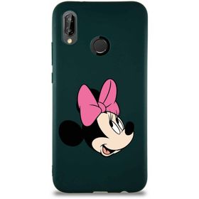 Printify Huawei P20 Lite Soft Premier Kapak Minnie Mouse-A Tasarımlı Silikon Cep Telefonu Kılıfı