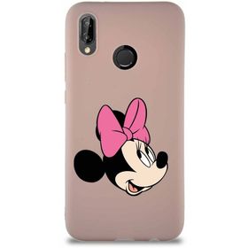 Printify Huawei P20 Lite Soft Premier Kapak Minnie Mouse-A Tasarımlı Silikon Cep Telefonu Kılıfı