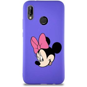 Printify Huawei P20 Lite Soft Premier Kapak Minnie Mouse-B Tasarımlı Silikon Cep Telefonu Kılıfı