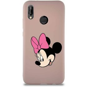 Printify Huawei P20 Lite Soft Premier Kapak Minnie Mouse-B Tasarımlı Silikon Cep Telefonu Kılıfı