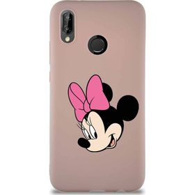 Printify Huawei P20 Lite Soft Premier Kapak Minnie Mouse-B Tasarımlı Silikon Cep Telefonu Kılıfı