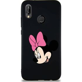 Printify Huawei P20 Lite Soft Premier Kapak Minnie Mouse-B Tasarımlı Silikon Cep Telefonu Kılıfı