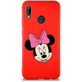 Printify Huawei P20 Lite Soft Premier Kapak Minnie Mouse-C Tasarımlı Silikon Cep Telefonu Kılıfı