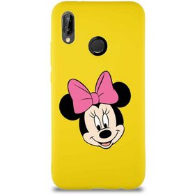 Printify Huawei P20 Lite Soft Premier Kapak Minnie Mouse-C Tasarımlı Silikon Cep Telefonu Kılıfı