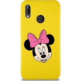 Printify Huawei P20 Lite Soft Premier Kapak Minnie Mouse-C Tasarımlı Silikon Cep Telefonu Kılıfı