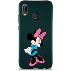 Printify Huawei P20 Lite Soft Premier Kapak Minnie Mouse-F Tasarımlı Silikon Cep Telefonu Kılıfı
