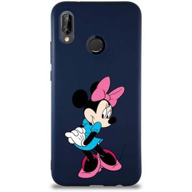 Printify Huawei P20 Lite Soft Premier Kapak Minnie Mouse-F Tasarımlı Silikon Cep Telefonu Kılıfı