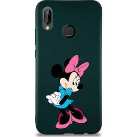Printify Huawei P20 Lite Soft Premier Kapak Minnie Mouse-F Tasarımlı Silikon Cep Telefonu Kılıfı