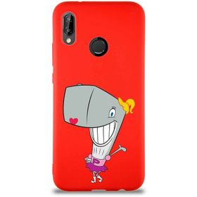 Printify Huawei P20 Lite Soft Premier Kapak Pearl Yengeç Tasarımlı Silikon Cep Telefonu Kılıfı