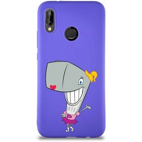 Printify Huawei P20 Lite Soft Premier Kapak Pearl Yengeç Tasarımlı Silikon Cep Telefonu Kılıfı