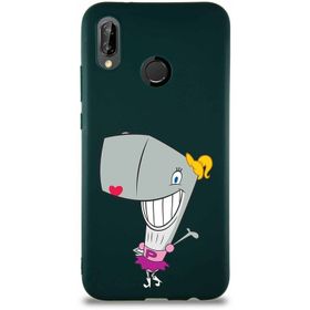 Printify Huawei P20 Lite Soft Premier Kapak Pearl Yengeç Tasarımlı Silikon Cep Telefonu Kılıfı