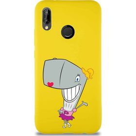 Printify Huawei P20 Lite Soft Premier Kapak Pearl Yengeç Tasarımlı Silikon Cep Telefonu Kılıfı