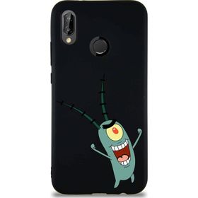Printify Huawei P20 Lite Soft Premier Kapak Plankton Tasarımlı Silikon Cep Telefonu Kılıfı