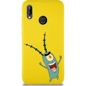 Printify Huawei P20 Lite Soft Premier Kapak Plankton Tasarımlı Silikon Cep Telefonu Kılıfı