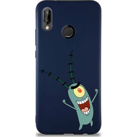 Printify Huawei P20 Lite Soft Premier Kapak Plankton Tasarımlı Silikon Cep Telefonu Kılıfı