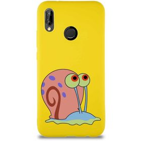 Printify Huawei P20 Lite Soft Premier Kapak Salyangoz Gary Tasarımlı Silikon Cep Telefonu Kılıfı