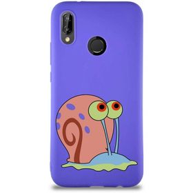 Printify Huawei P20 Lite Soft Premier Kapak Salyangoz Gary Tasarımlı Silikon Cep Telefonu Kılıfı