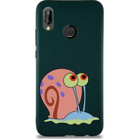 Printify Huawei P20 Lite Soft Premier Kapak Salyangoz Gary Tasarımlı Silikon Cep Telefonu Kılıfı