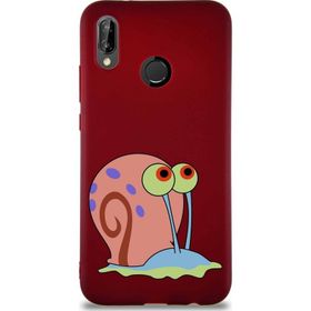 Printify Huawei P20 Lite Soft Premier Kapak Salyangoz Gary Tasarımlı Silikon Cep Telefonu Kılıfı