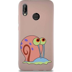 Printify Huawei P20 Lite Soft Premier Kapak Salyangoz Gary Tasarımlı Silikon Cep Telefonu Kılıfı