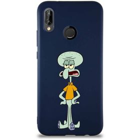 Printify Huawei P20 Lite Soft Premier Kapak Squidward Dokunaç Tasarımlı Silikon Cep Telefonu Kılıfı