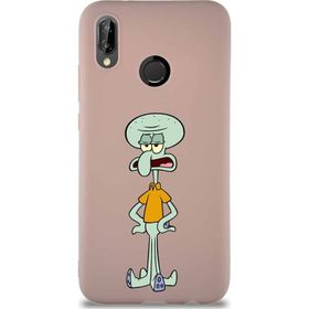 Printify Huawei P20 Lite Soft Premier Kapak Squidward Dokunaç Tasarımlı Silikon Cep Telefonu Kılıfı