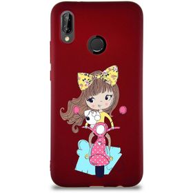 Printify Huawei P20 Lite Soft Premier Kapak Vespagirl Tasarımlı Silikon Cep Telefonu Kılıfı