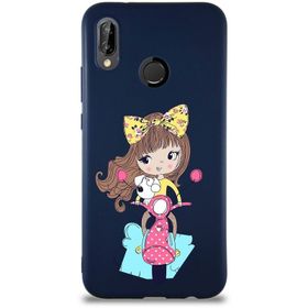 Printify Huawei P20 Lite Soft Premier Kapak Vespagirl Tasarımlı Silikon Cep Telefonu Kılıfı