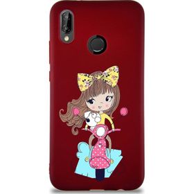 Printify Huawei P20 Lite Soft Premier Kapak Vespagirl Tasarımlı Silikon Cep Telefonu Kılıfı