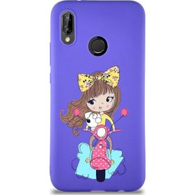 Printify Huawei P20 Lite Soft Premier Kapak Vespagirl Tasarımlı Silikon Cep Telefonu Kılıfı