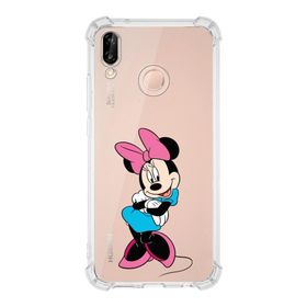 Printify Huawei P20 Lite Uyumlu Köşe Korumalı Antişok Kapak Minnie Mouse Tasarımlı Şeffaf Kılıf