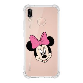 Printify Huawei P20 Lite Uyumlu Köşe Korumalı Antişok Kapak Minnie Mouse Tasarımlı Şeffaf Kılıf