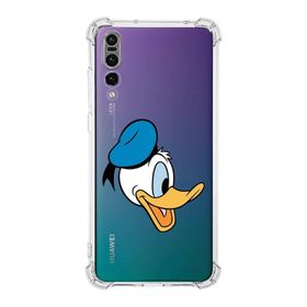 Printify Huawei P20 Pro Uyumlu Köşe Korumalı Antişok Kapak Donald Duck Tasarımlı Şeffaf Kılıf