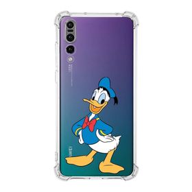 Printify Huawei P20 Pro Uyumlu Köşe Korumalı Antişok Kapak Donald Duck Tasarımlı Şeffaf Kılıf