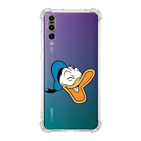 Printify Huawei P20 Pro Uyumlu Köşe Korumalı Antişok Kapak Donald Duck Tasarımlı Şeffaf Kılıf