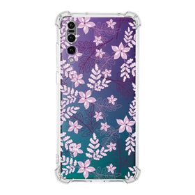 Printify Huawei P20 Pro Uyumlu Köşe Korumalı Antişok Kapak Floral Pudra Tasarımlı Şeffaf Kılıf