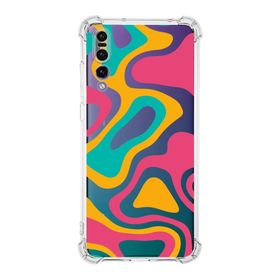 Printify Huawei P20 Pro Uyumlu Köşe Korumalı Antişok Kapak Renkli Desen Tasarımlı Şeffaf Kılıf