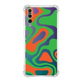 Printify Huawei P20 Pro Uyumlu Köşe Korumalı Antişok Kapak Renkli Desen Tasarımlı Şeffaf Kılıf