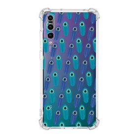 Printify Huawei P20 Pro Uyumlu Nazar Boncuğu 4 Baskılı Şeffaf Köşe Korumalı Antişok Kılıf