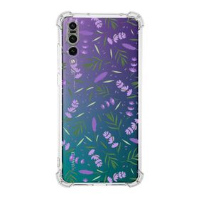 Printify Huawei P20 Pro Uyumlu Water Color 3 Baskılı Şeffaf Köşe Korumalı Antişok Kılıf