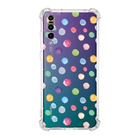 Printify Huawei P20 Pro Uyumlu Water Color 6 Baskılı Şeffaf Köşe Korumalı Antişok Kılıf