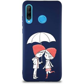 Printify Huawei P30 Lite Soft Premier Kapak Aşk Tasarımlı Silikon Cep Telefonu Kılıfı