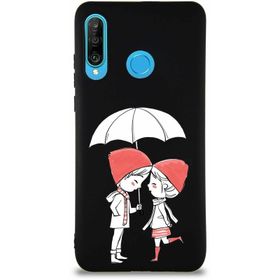 Printify Huawei P30 Lite Soft Premier Kapak Aşk Tasarımlı Silikon Cep Telefonu Kılıfı